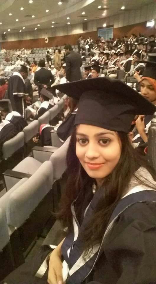 23 year old Thari girl at her convocation 