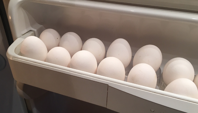 eggs in fridge